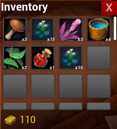 Capture d'écran d'une pile sparer en deux